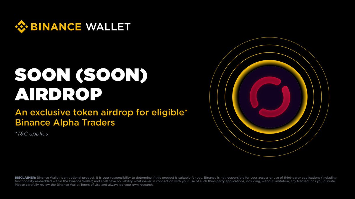 Please get ready to claim the Binance Alpha airdrop and trade today at 11:00 (UTC). Users with at least 250 Binance Alpha Points can claim the token on a first-come, first-served basis until the airdrop pool is fully distributed or the airdrop event expires. Further details will be announced soon. P